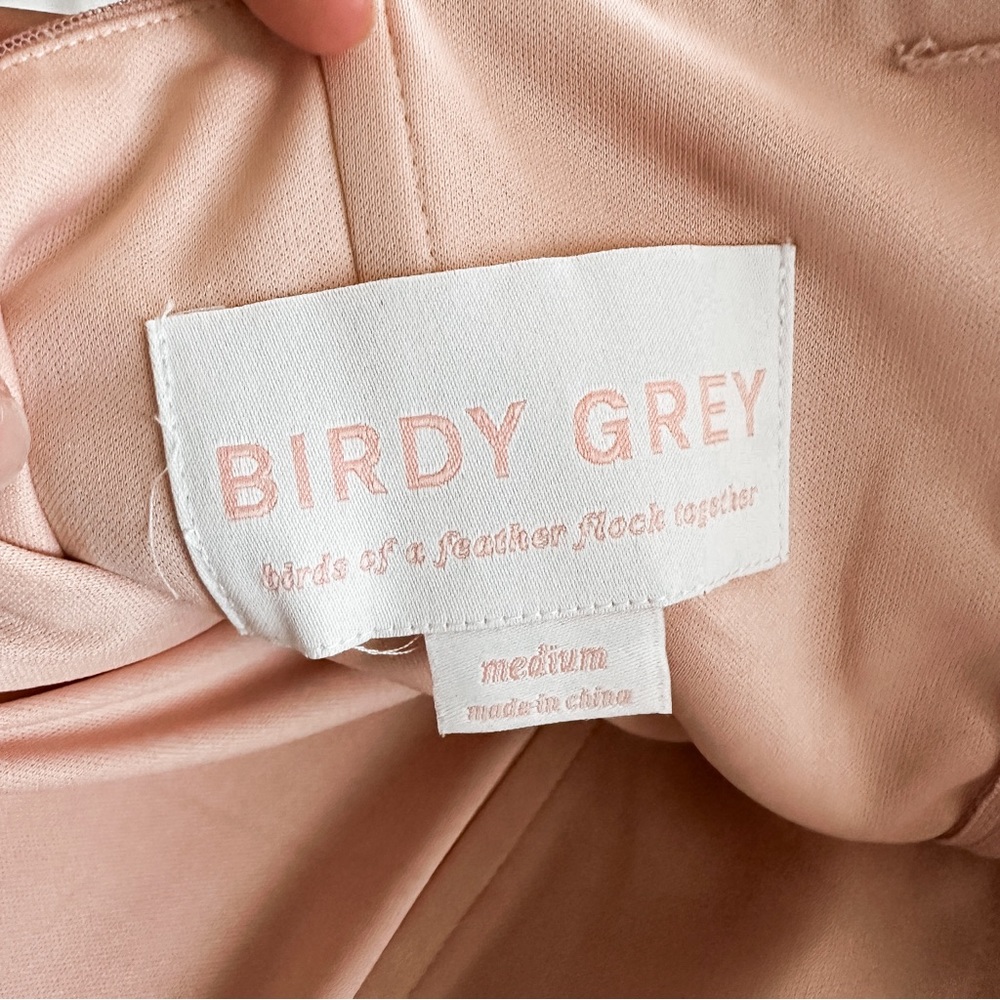 Birdy Grey Christina Convertible Dress in Rose Quartz Pink Bridesmaid Cocktail - Picture 4 of 6